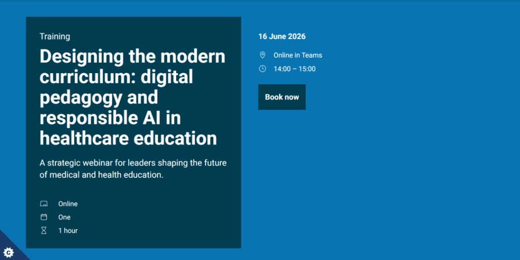 Designing the modern curriculum: digital pedagogy and responsible AI in healthcare education